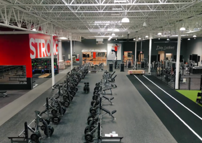 Weight machines view in Vasa Fitness in Racine, WI
